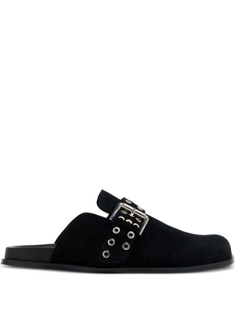 ALOHAS Halia eyelet-embellished mules - Black - zdjęcie produktu nr 1