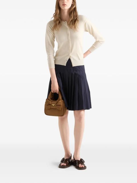 Prada Re-Nylon bow-detail mini bag - Brown - zdjęcie produktu nr 2