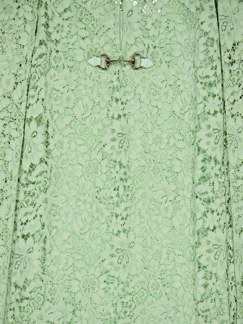 Gucci guipure-lace dress - Green