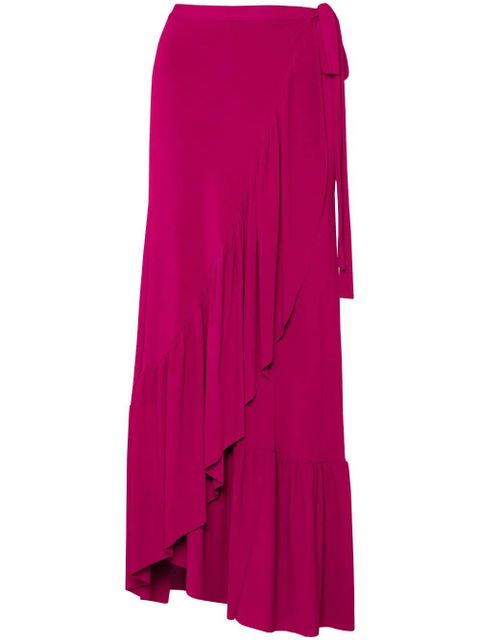 ERES Julia ruffled wrap skirt - Pink