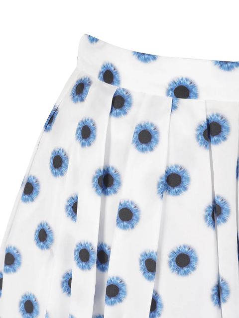 Alexander McQueen floral-print skirt - White
