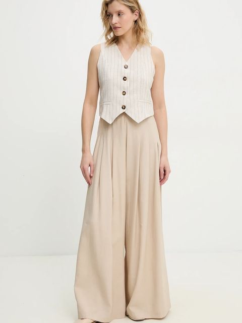 Answear.LAB kamizelka z lnem - zdjęcie produktu nr 2