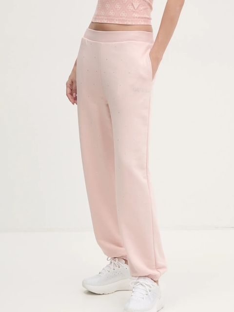 Guess spodnie dresowe RHINESTONES - zdjęcie produktu nr 1