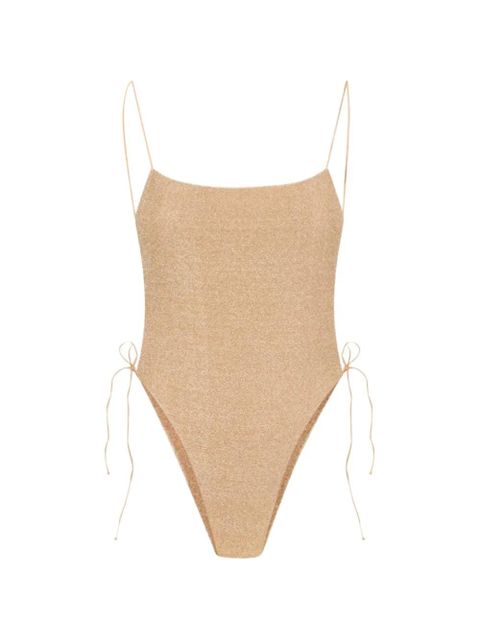 Oséree Lumière open-back swimsuit - Neutrals - zdjęcie produktu nr 1