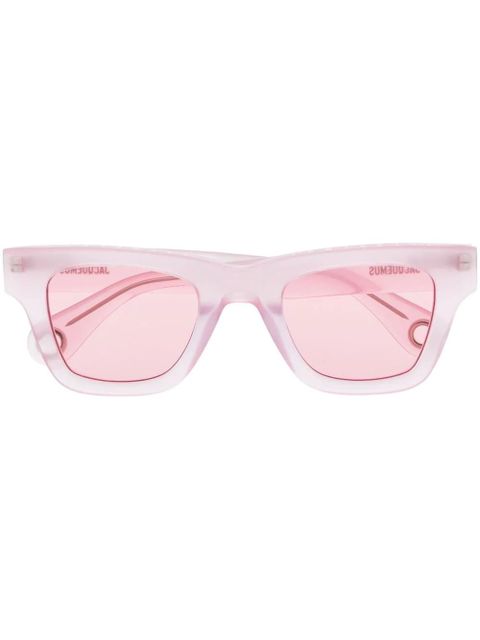 Jacquemus Nocio square-frame sunglasses - Pink - zdjęcie produktu nr 1