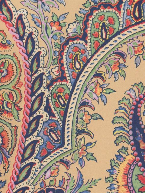 ETRO paisley-print buttoned shirt - Brown