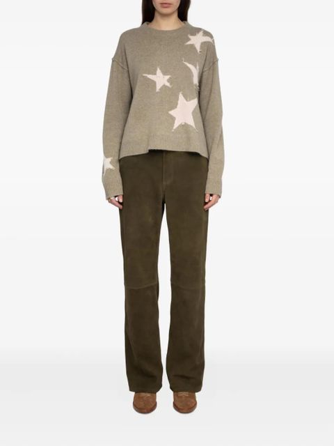 Zadig&Voltaire Markuz star-detail sweater - Green