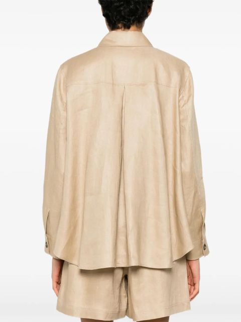 Weekend Max Mara flap-pocket shirt jacket - Neutrals