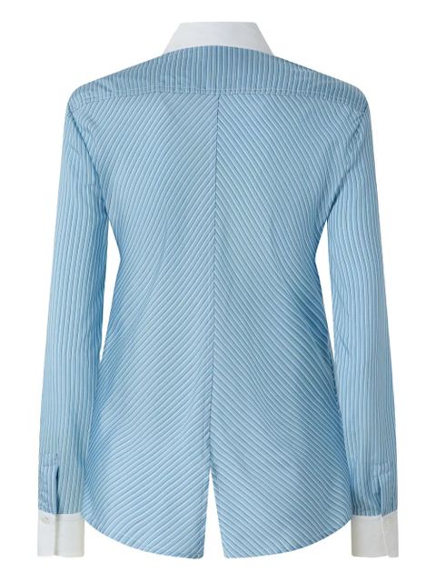 PINKO striped-pattern collared shirt - Blue - zdjęcie produktu nr 2