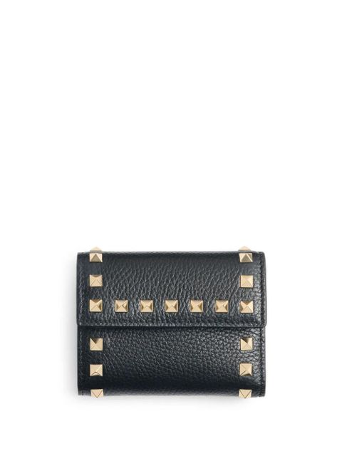 Valentino Garavani Rockstud trifold wallet - Black - zdjęcie produktu nr 1