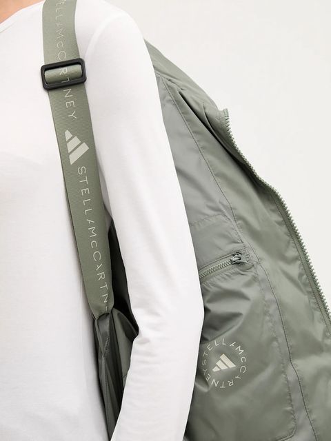 adidas by Stella McCartney kurtka kolor zielony zimowa KA7427