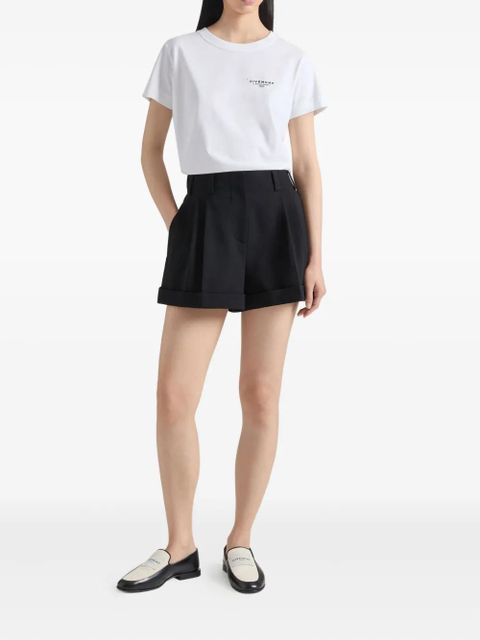 Givenchy pleated cuffed shorts - Black - zdjęcie produktu nr 2