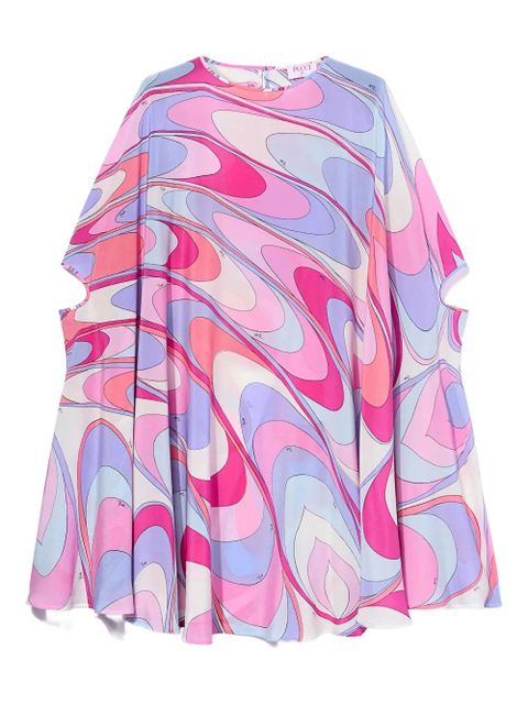 PUCCI onde-print silk kaftan - Pink - zdjęcie produktu nr 1