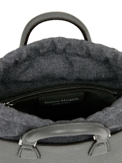 Maison Margiela 5AC Horizontal leather tote bag - Grey