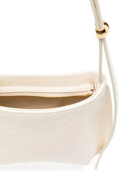 Jacquemus textured shoulder bag - White