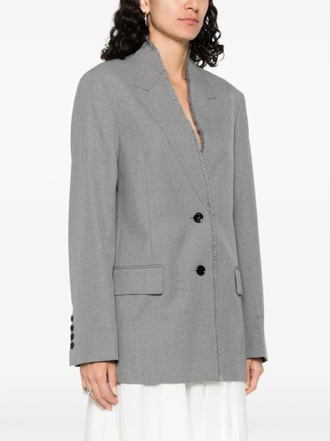TOTEME wool single-breasted blazer - Grey