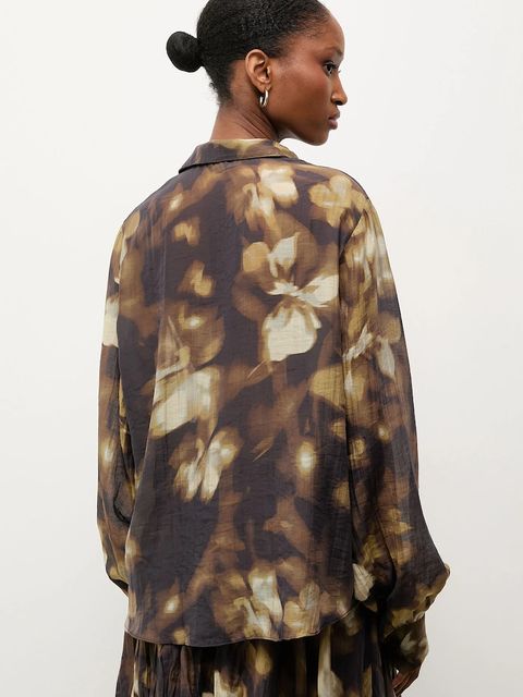 Answear.LAB koszula damska kolor zielony relaxed z kołnierzykiem klasycznym