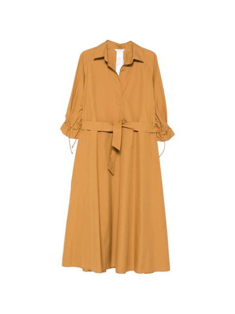 Max Mara Mirto belted ruffled dress - Neutrals - zdjęcie produktu nr 1