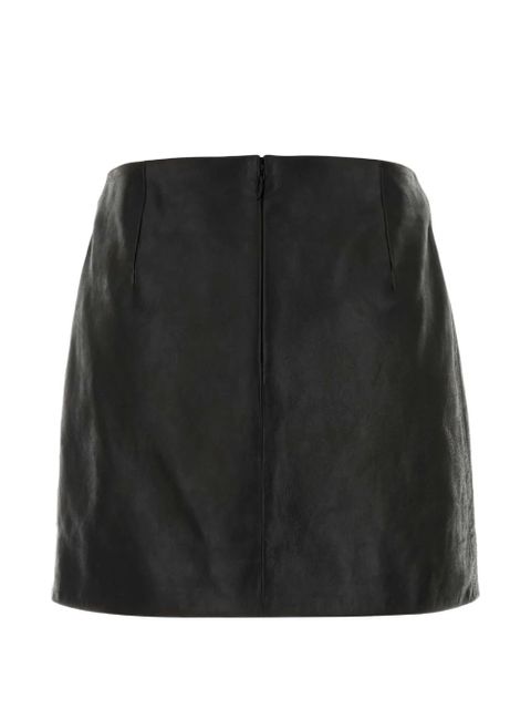 Gucci leather mini skirt - Black - zdjęcie produktu nr 2