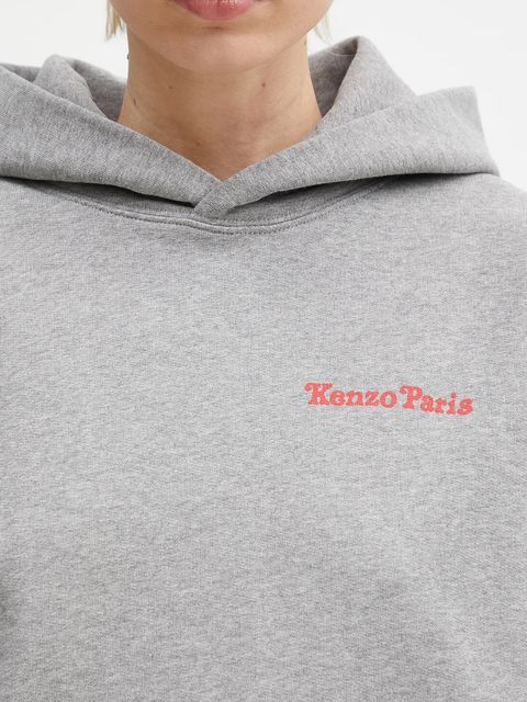 Kenzo bluza bawełniana x Verdy kolor szary z aplikacją FF58SW2404MF.94