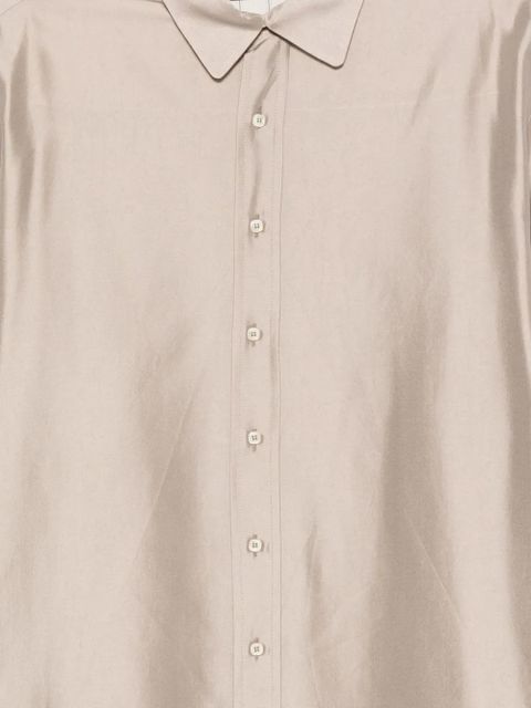 Alysi long-sleeve button-up shirt - Neutrals