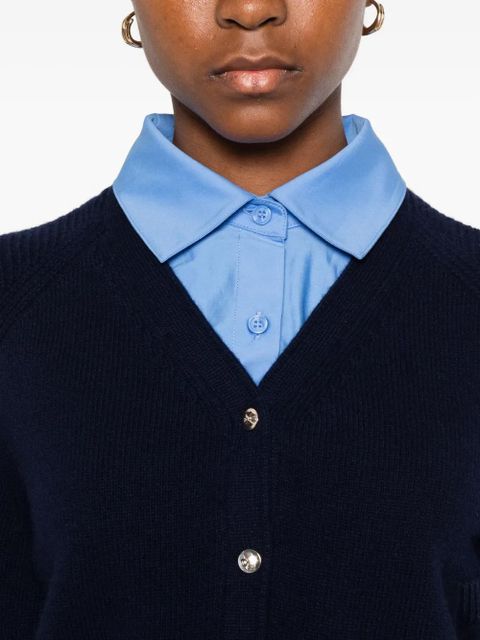 Maje patch-pockets button-up cardigan - Blue - zdjęcie produktu nr 2