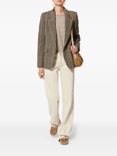MARANT ÉTOILE Kerstin checked blazer - Brown - zdjęcie produktu nr 2
