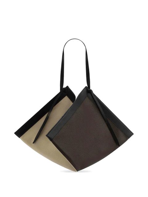 Yuzefi large Wonton leather shoulder bag - Brown - zdjęcie produktu nr 2