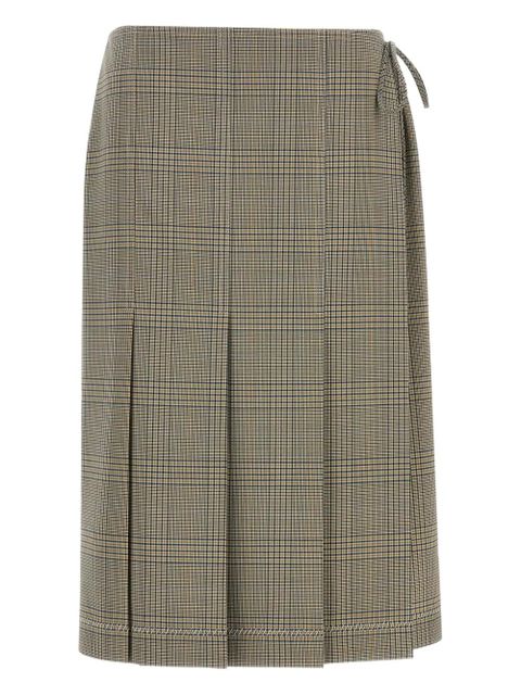 Marni pleated wrap skirt - Grey - zdjęcie produktu nr 1