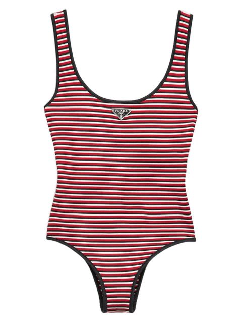 Prada striped swimsuit - Black - zdjęcie produktu nr 1