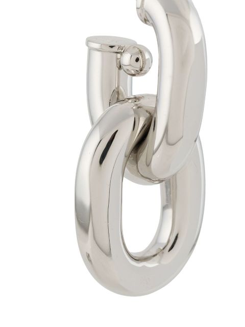 Rabanne chunky drop-chain earrings - Silver - zdjęcie produktu nr 2