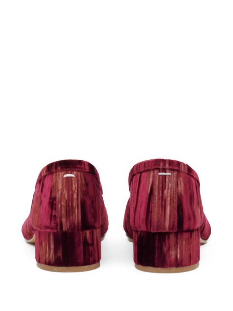 Maison Margiela 30mm Tabi ballet flats - Red - zdjęcie produktu nr 2