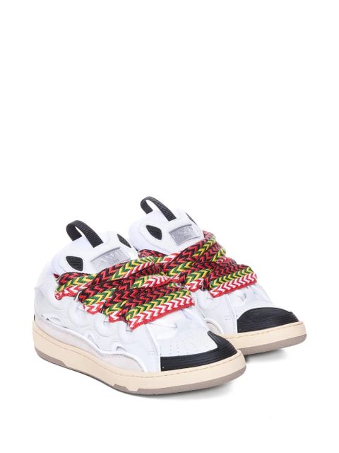 Lanvin logo-patch sneakers - White