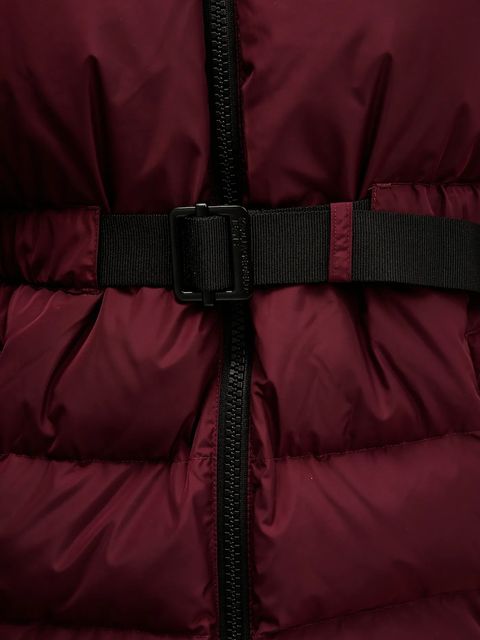 Karl Lagerfeld Jeans kurtka kolor bordowy zimowa A3W15023