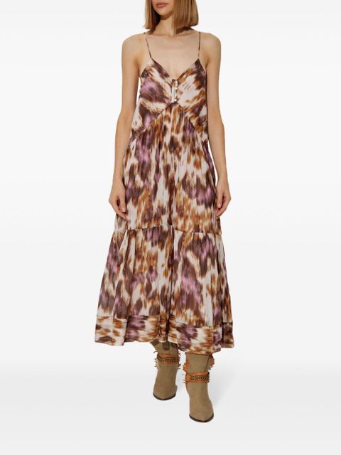 MARANT ÉTOILE Sabba midi dress - Neutrals