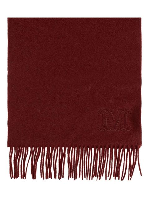 Max Mara Dalia fringed scarf - Red - zdjęcie produktu nr 1