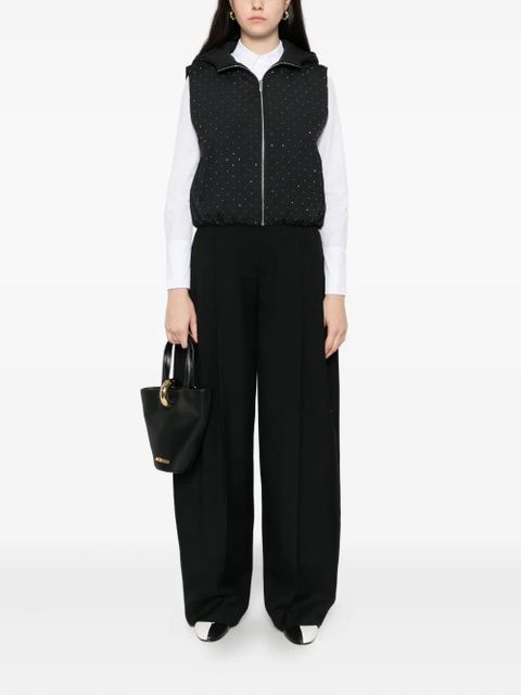 Maje zip-fastening gilet - Black