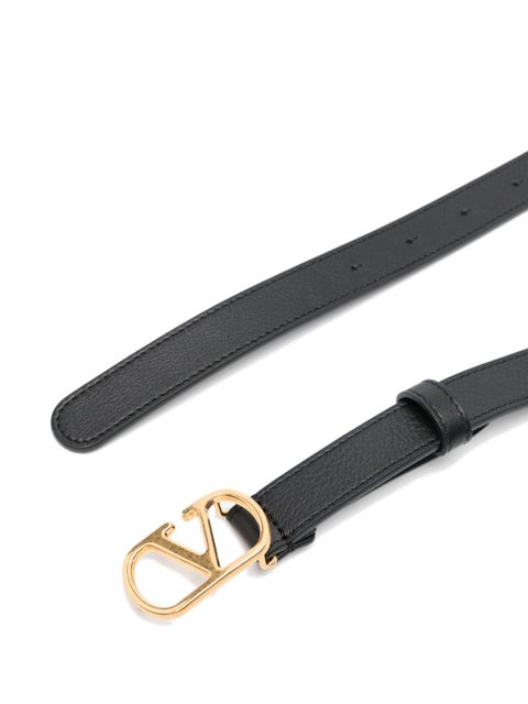 Valentino Garavani 20mm VLogo Signature belt - Black - zdjęcie produktu nr 2