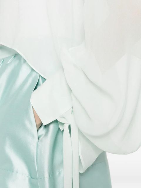 TWINSET tie-sleeve knitwear - Blue