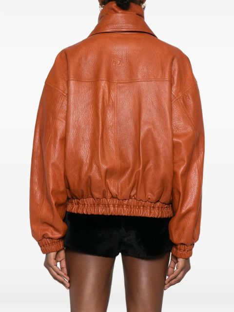 Magda Butrym leather jacket - Orange