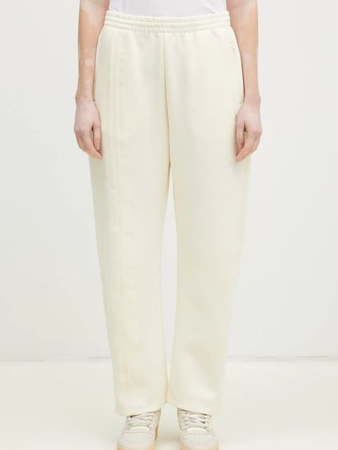 adidas Originals spodnie dresowe bawełniane Os Sweatpant kolor beżowy gładkie JJ0943 - zdjęcie produktu nr 1