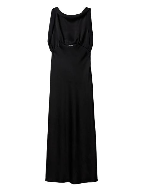Miu Miu satin maxi dress - Black - zdjęcie produktu nr 1