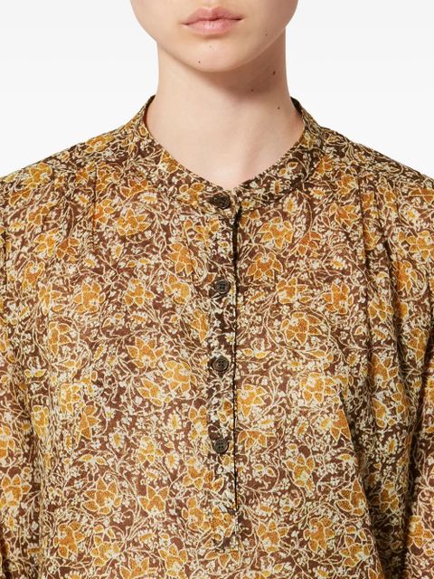 MARANT ÉTOILE MARIA floral-pattern blouse - Green