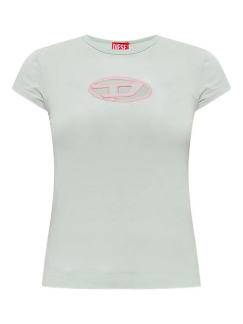 Diesel logo-detail cut-out t-shirt - Grey - zdjęcie produktu nr 1