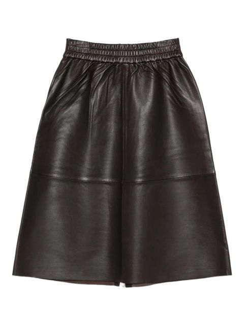 Ba&Sh Pona zip-fastening midi skirt - Brown - zdjęcie produktu nr 2