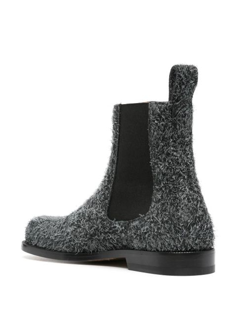 LOEWE Campo brushed-suede Chelsea boots - Grey - zdjęcie produktu nr 2