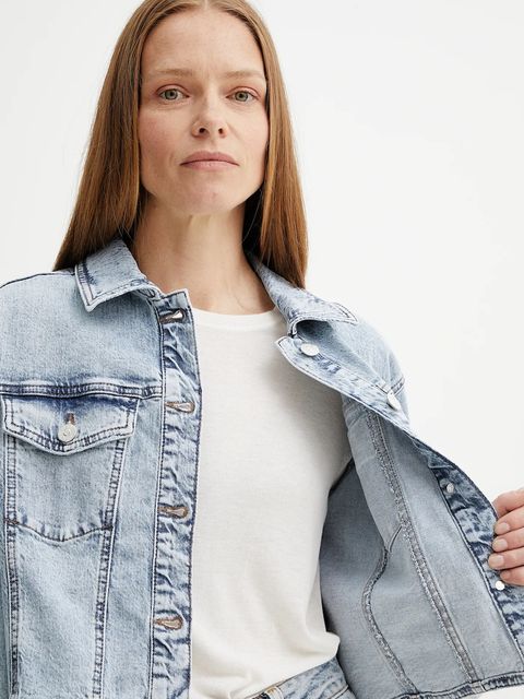 Gestuz kurtka kolor niebieski przejściowa 10910382