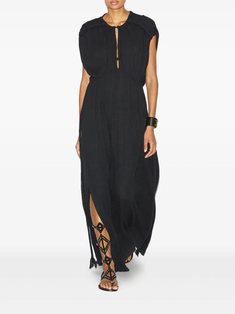 ISABEL MARANT Joya maxi dress - Black - zdjęcie produktu nr 2
