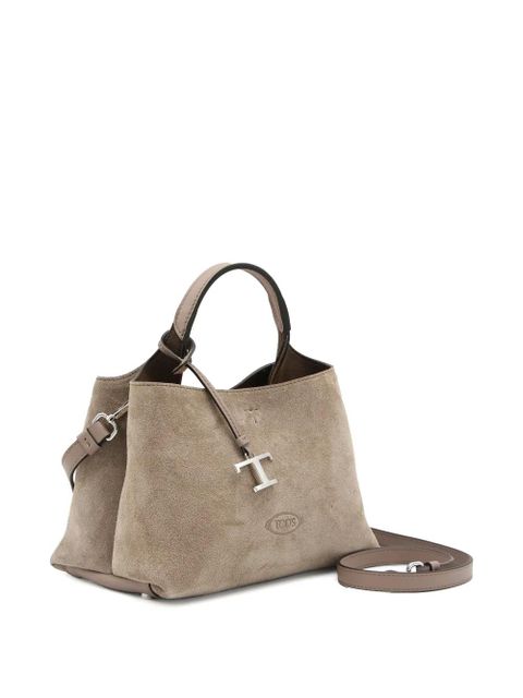 Tod's mini T-charm tote bag - Neutrals