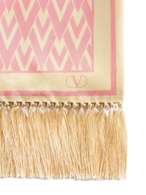 Valentino Garavani Toute La V bandeau scarf - Neutrals
